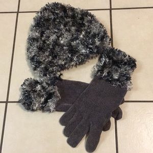 Gloves and beanie set